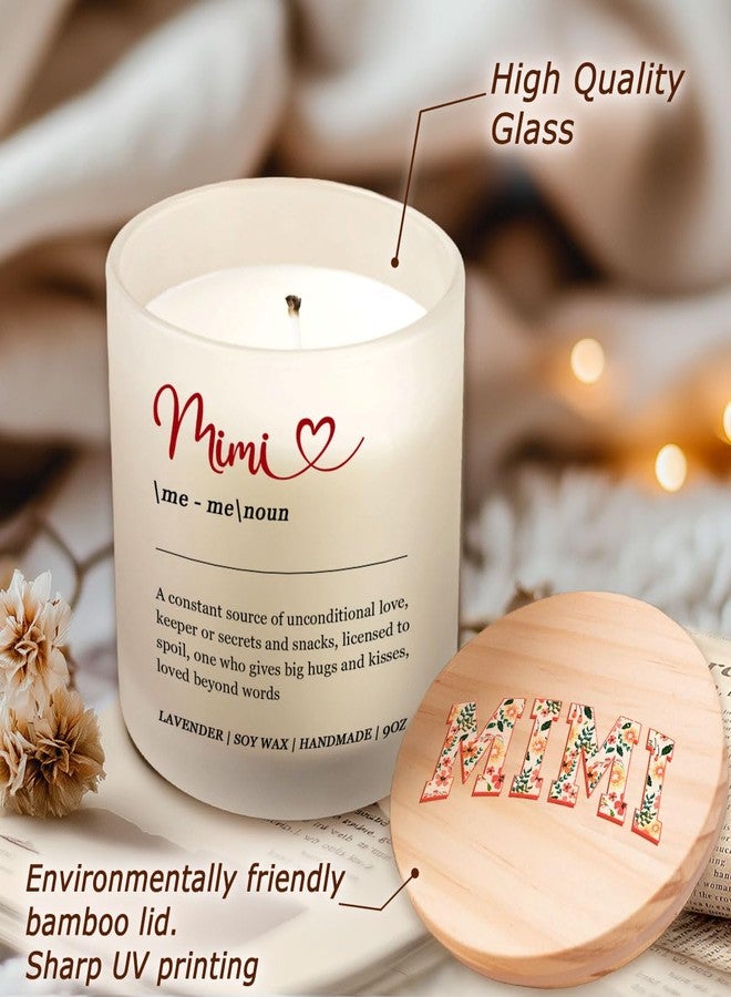 DOSINY Mimi Gifts - Lavender Definition Candle for Mimi - Mother’s Day Gifts for Grandma from Granddaughter, Funny Birthday Gift for Grandmother - Image 4